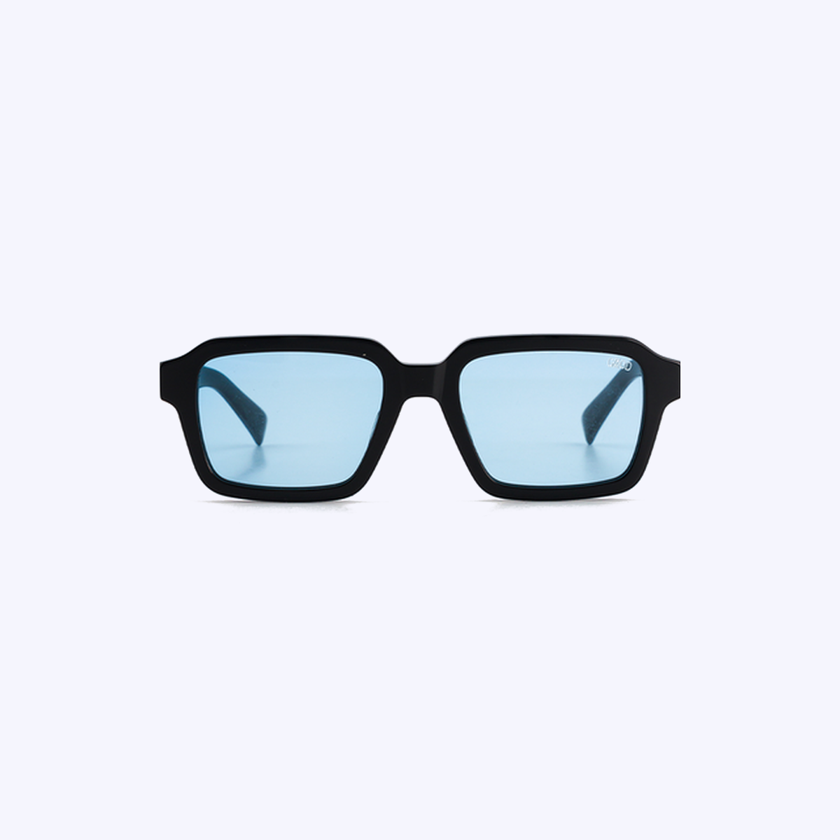 Trust Black Blue — Lunettes Noires Verres Bleus