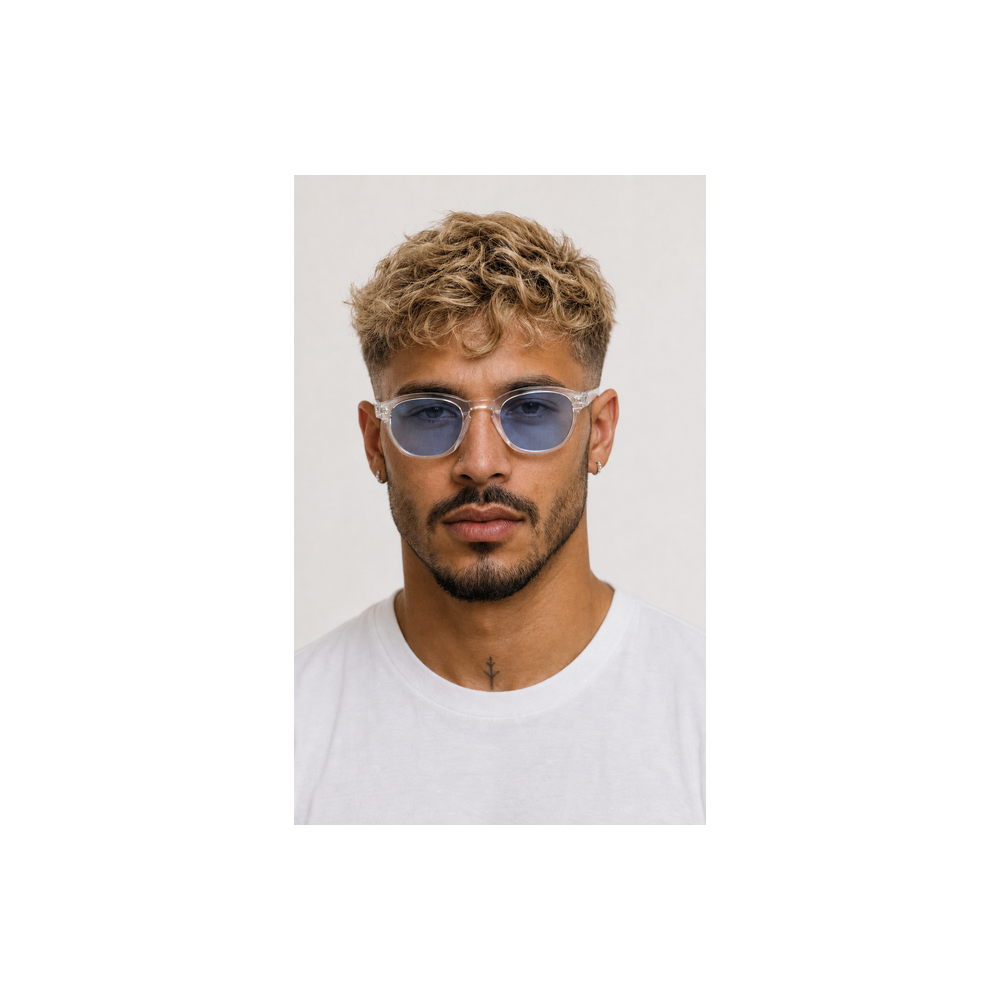 Good Show Crystal Blue — Lunettes Crystal Bleu