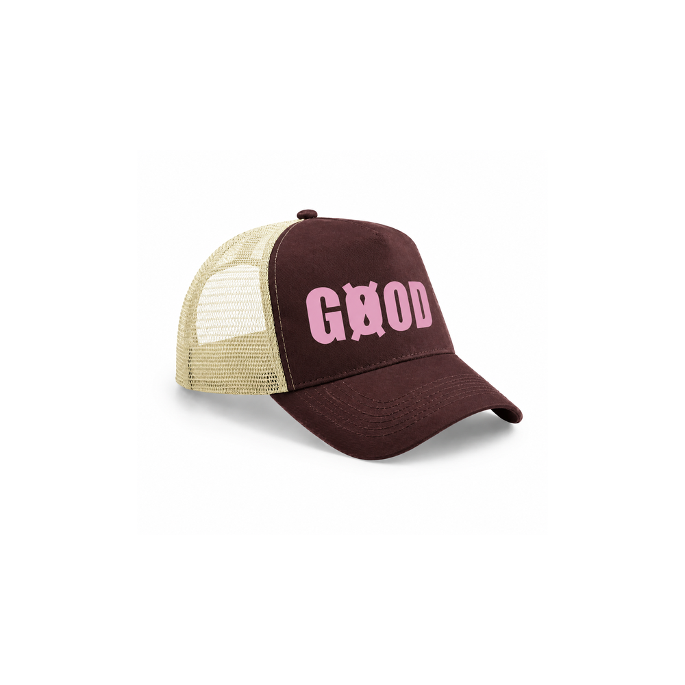 casquette snapback trucker  / caramel - photo GOODGOD Paris 2
