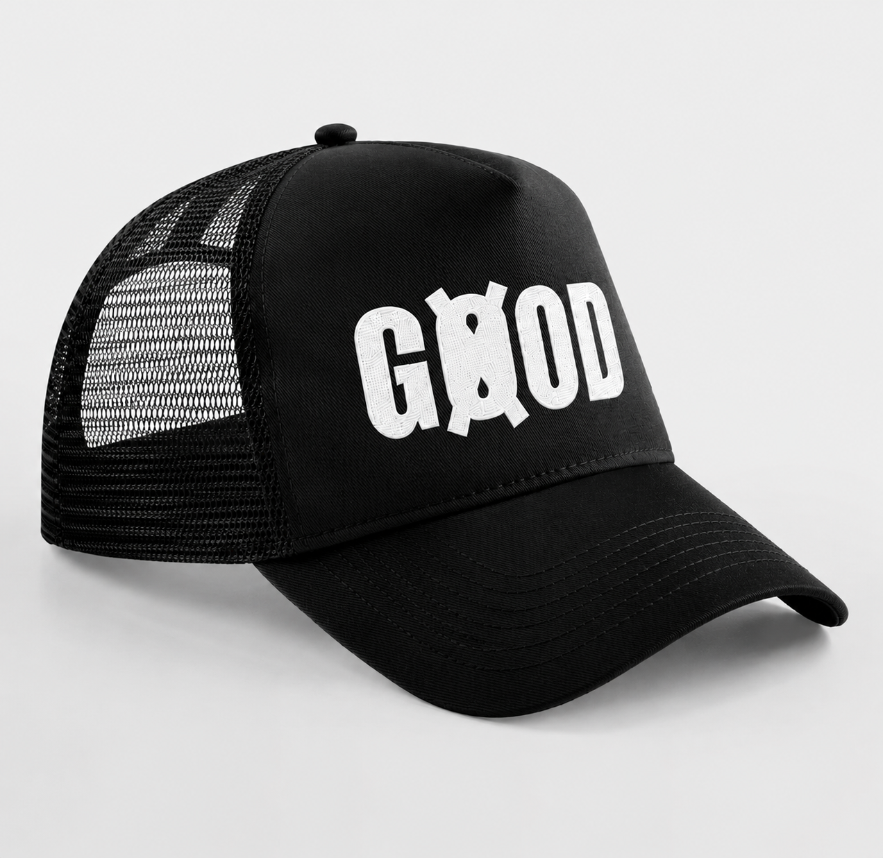 Casquette snapback trucker noir