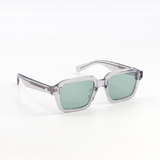 Lunettes de soleil Trust Crystal Green monture crystal transparente verres verts acétate UV400 GOODGOD Paris