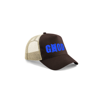 Casquette Trucker Marron Blue — Snapback GØOD