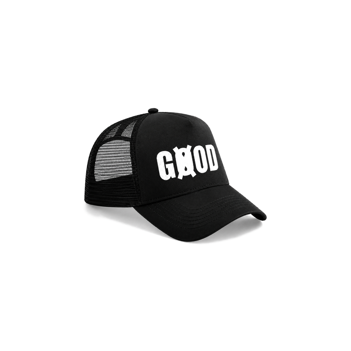 Casquette Trucker Noire — Snapback GØOD Paris
