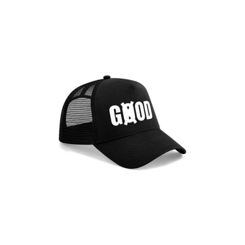 Casquette Trucker Noire — Snapback GØOD Paris