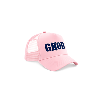 Casquette Trucker Rose — Snapback GØOD Paris