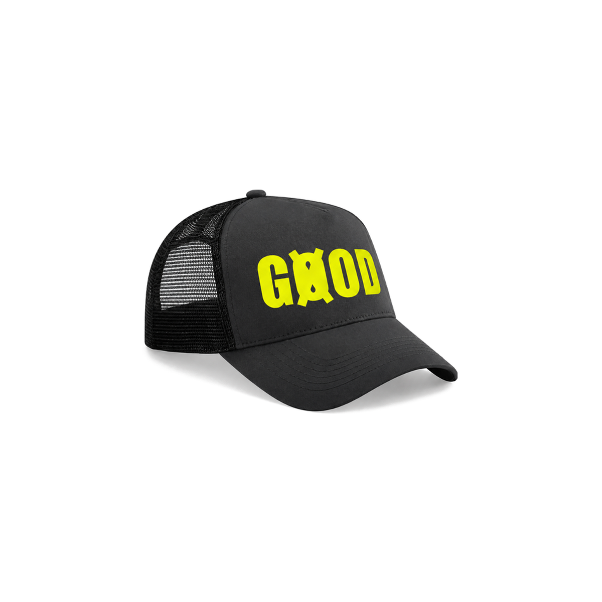 Casquette snapback trucker noir / gris