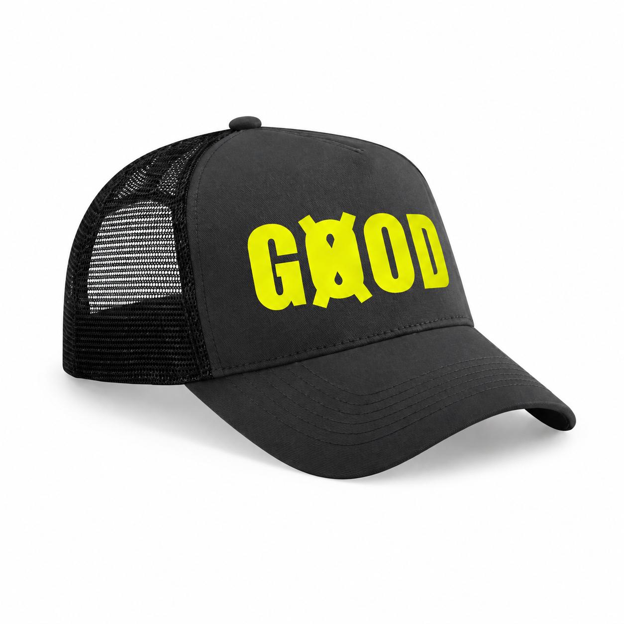 Casquette snapback trucker noir / gris
