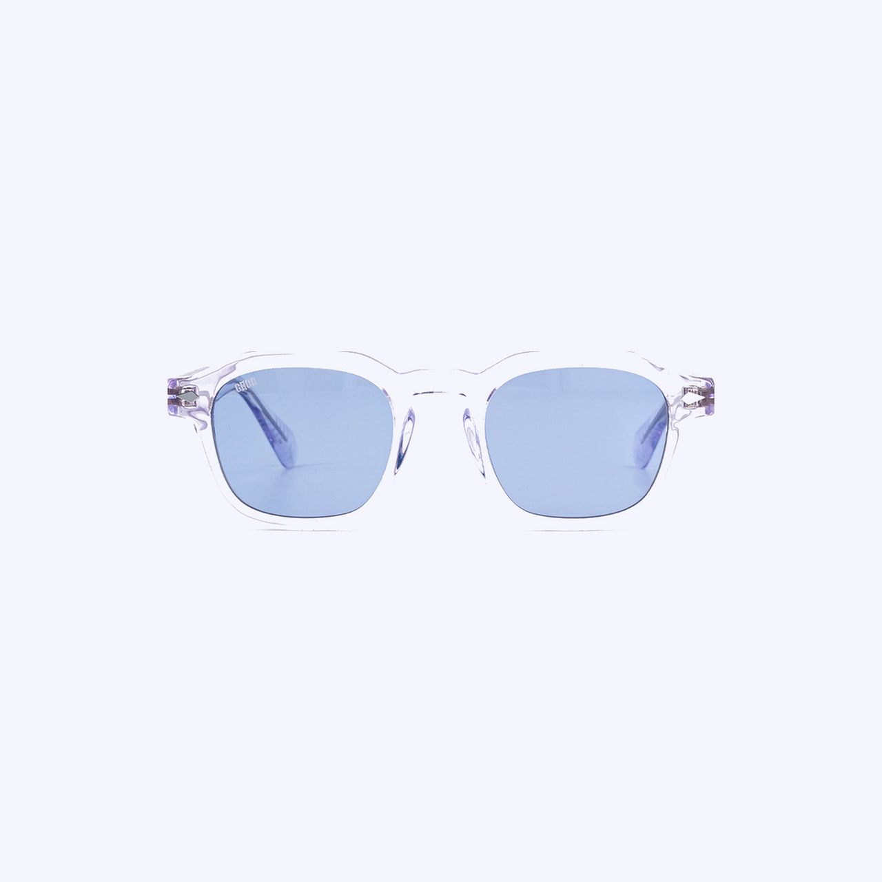 Good Show Crystal Blue Carrée — Lunettes Crystal Bleu