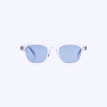 Good Show Crystal Blue Carrée — Lunettes Crystal Bleu