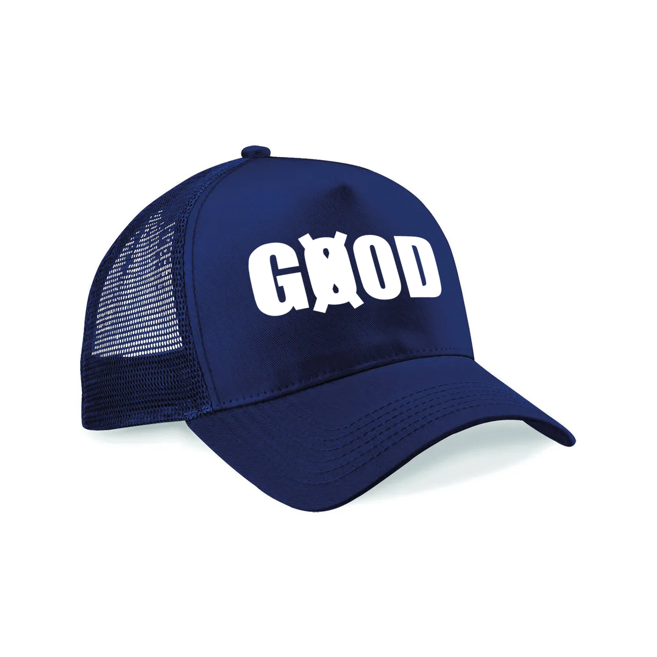 Casquette snapback trucker bleue