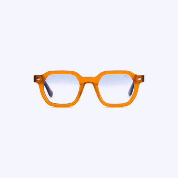 Life Caramel Blue — Lunettes Caramel Verres Bleus