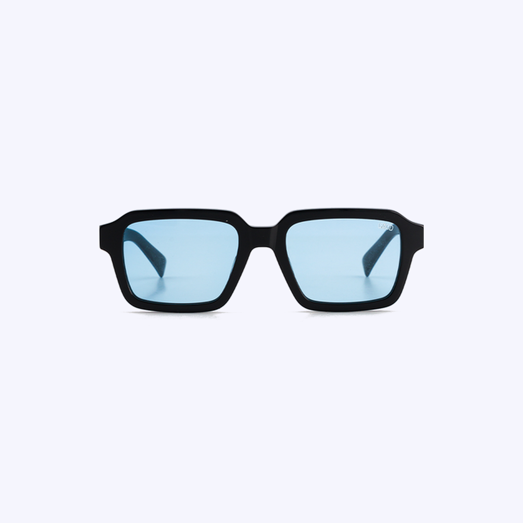 Trust Black Blue — Lunettes Noires Verres Bleus