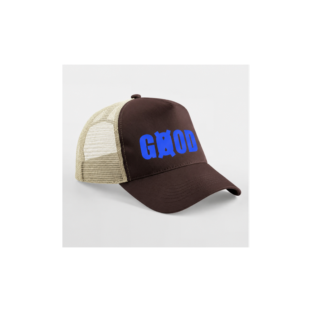 Casquette Trucker Marron Blue — Snapback GØOD
