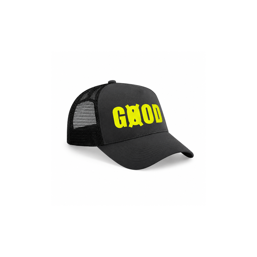Casquette snapback trucker noir / gris