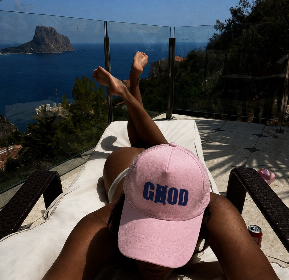 Casquette snapback trucker Rose
