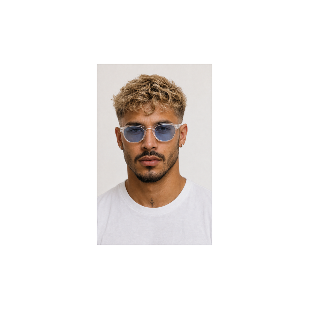 Good Show Crystal Blue — Lunettes Crystal Bleu