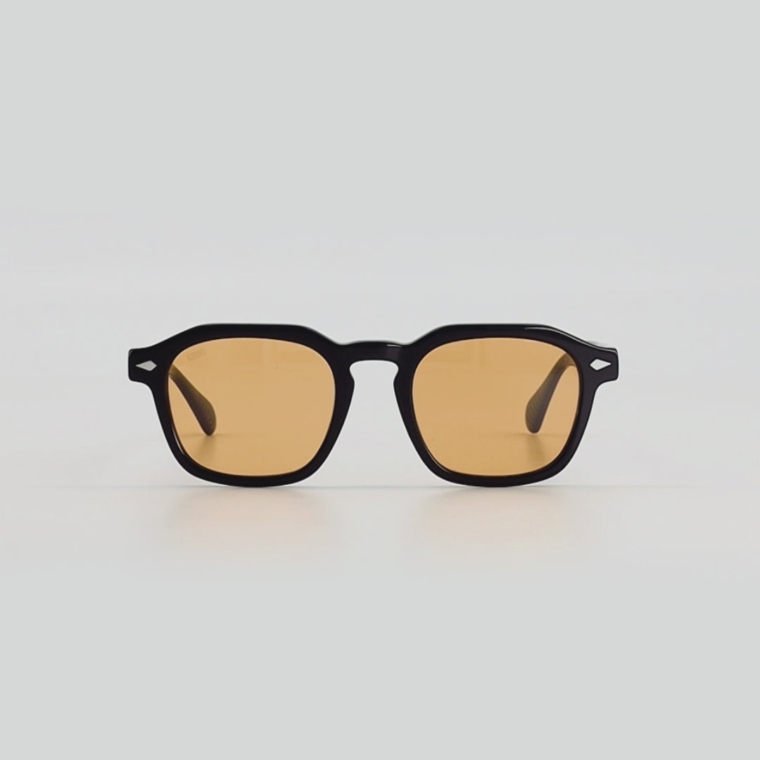 Good Show Black Orange — Lunettes Verres Orangés